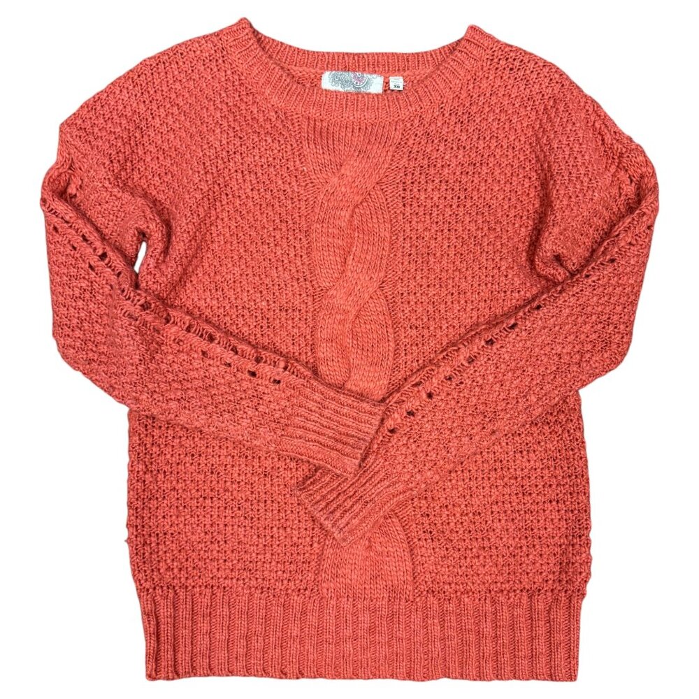 Women's ECOTE Chunky Wool Alpaca Blend Knit Oversized Sweater- Size XS‎